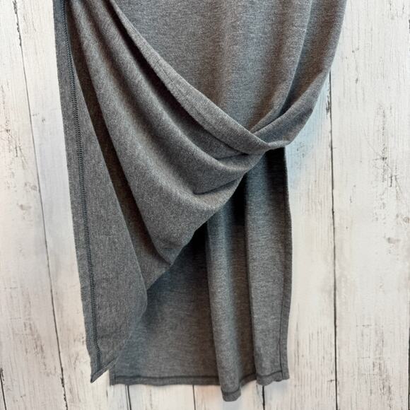 Kit and Ace Gray Stretch Cashmere Blend Sleeveless Everywhere Maxi Dress Size 10 - Picture 4 of 15